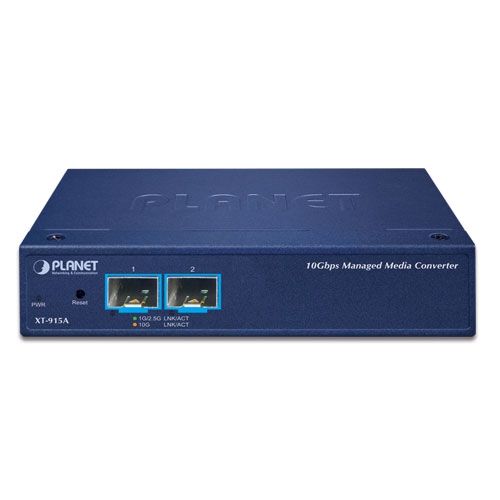 10G медіаконвертер SFP+ > SFP+ (керований)  XT-915A - Planet