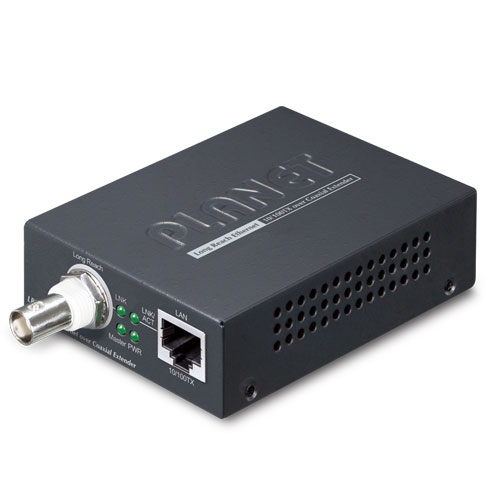 1-Port 10/100TX over Coaxial Long Reach Ethernet Extender