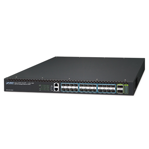 Layer 3 24-Port 10G SFP+ + 2-Port 100G QSFP28 Managed Ethernet Switch