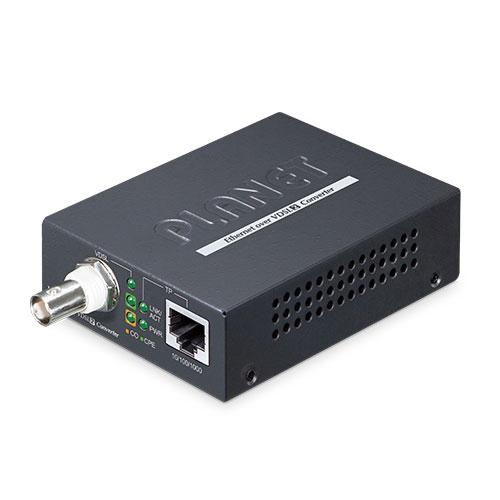 1-Port 10/100/1000T Ethernet over Coaxial Converter