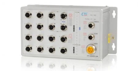 Промисловий керований EN50155 Ethernet комутатор 12x10/100Base M12+4x GbE M12 з 12xPoE 120W (ITP-1204GTM-12PHE)