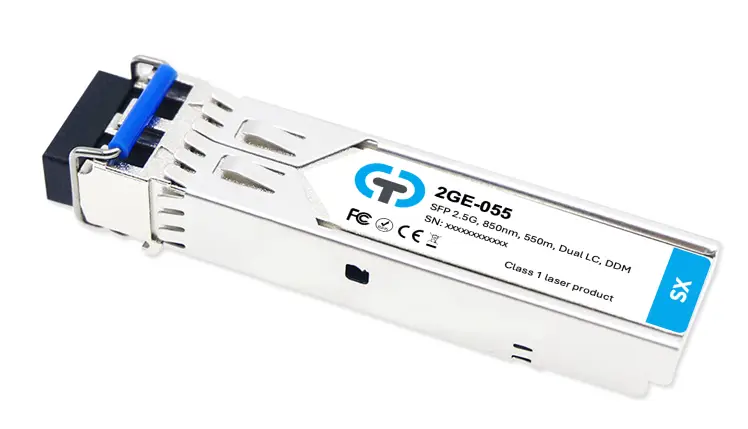 SFP модули 2.5G Multimode — 850 нм, 550 м, LC