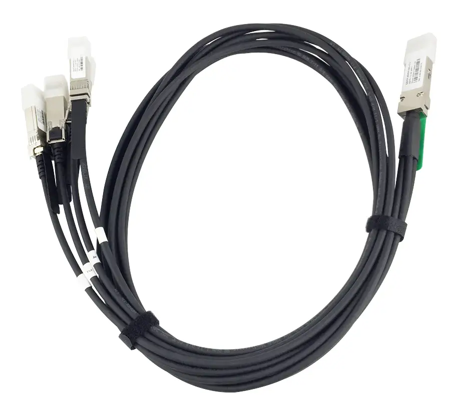 40G QSFP+ → 4×10G SFP+ пассивный DAC кабель (Direct Attach Copper)