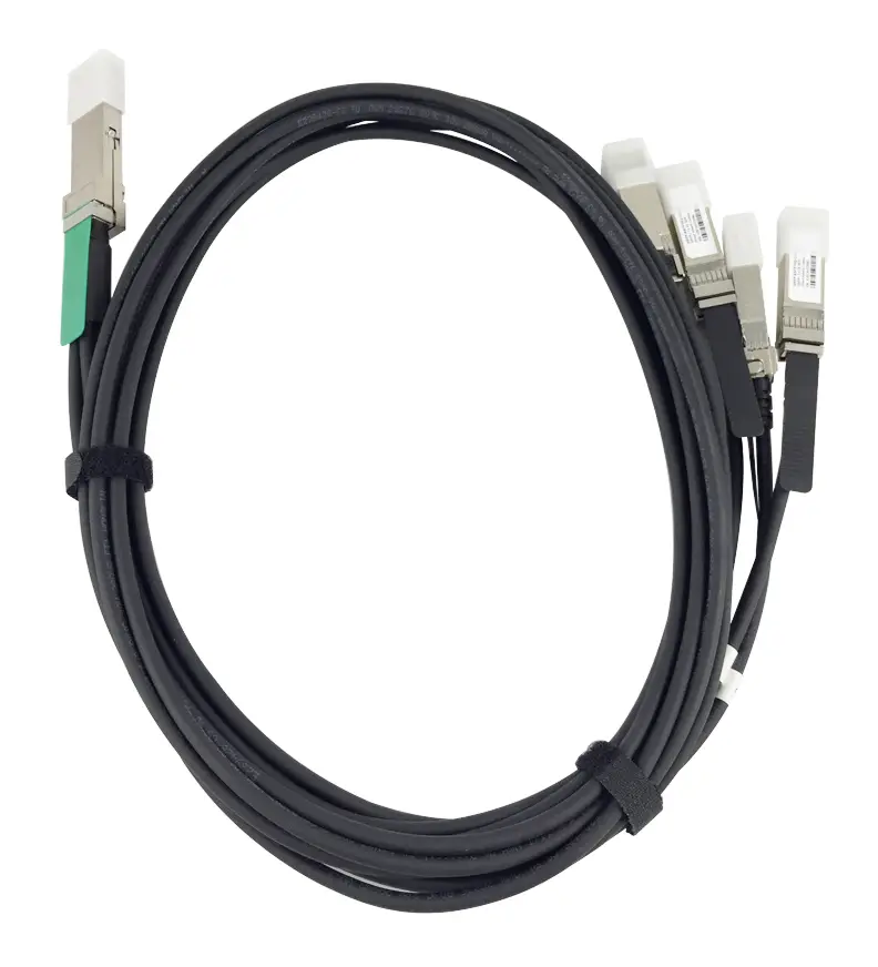 40G QSFP+ → 4×10G SFP+ пассивный DAC кабель (Direct Attach Copper)