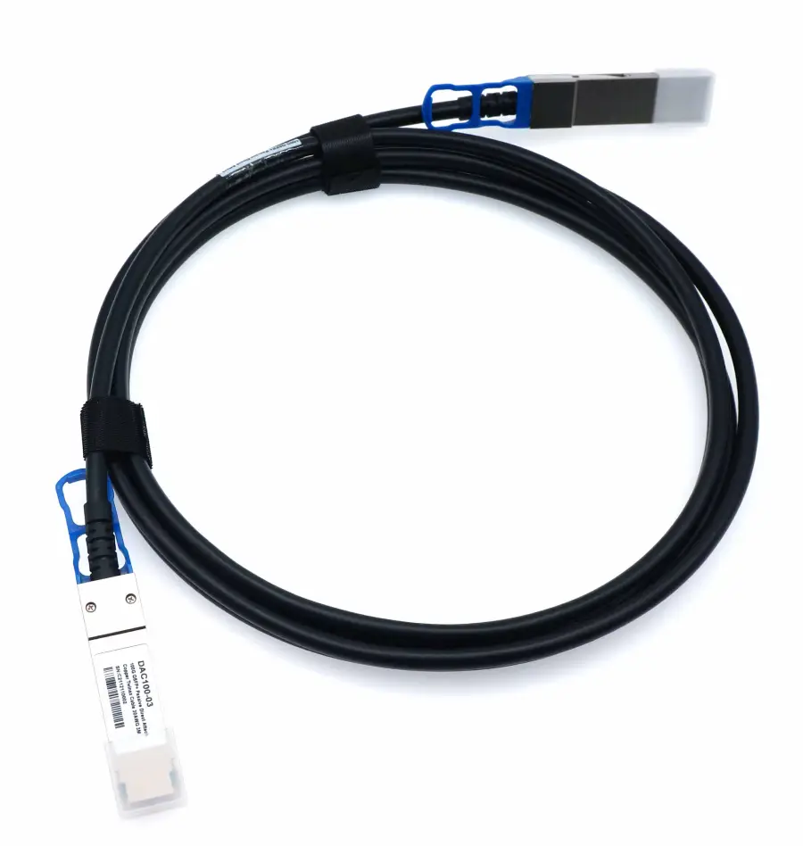 QSFP28 до QSFP28 DAC кабель (100G, пасивний, до 3 м)