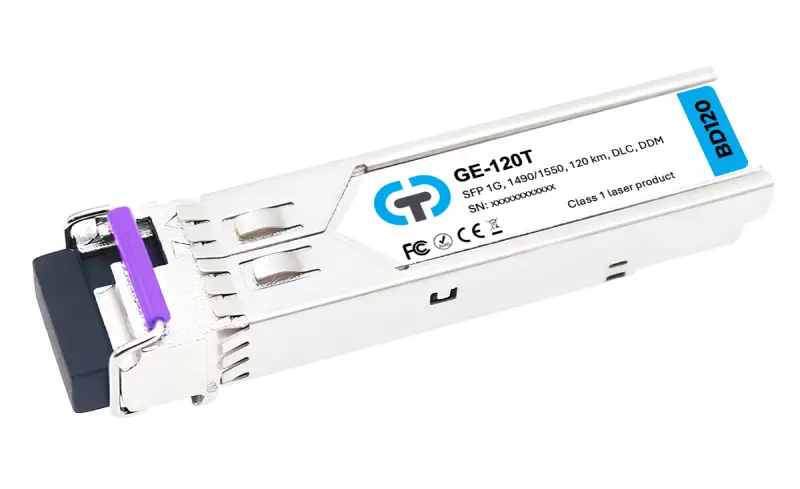 SFP модуль 1,25 Гбит/с WDM 120 км