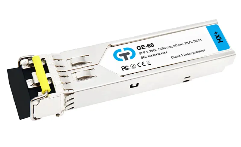 SFP модуль 1,25 Гбит/с 60 км