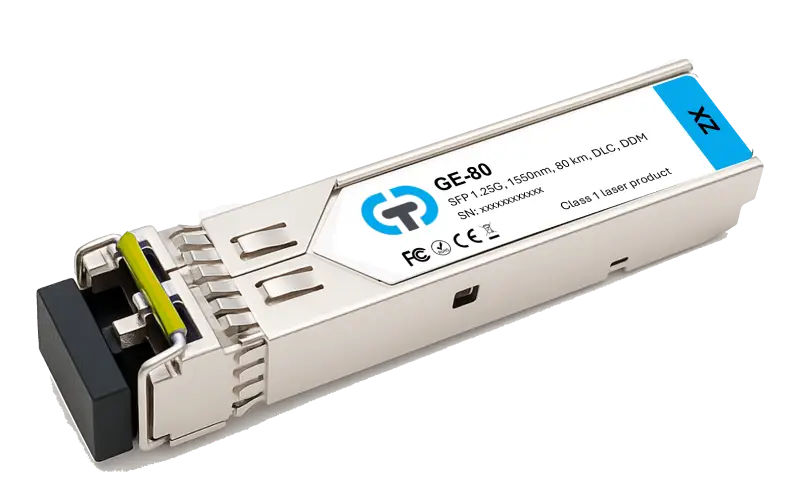 SFP модуль 1,25 Гбит/с 80 км