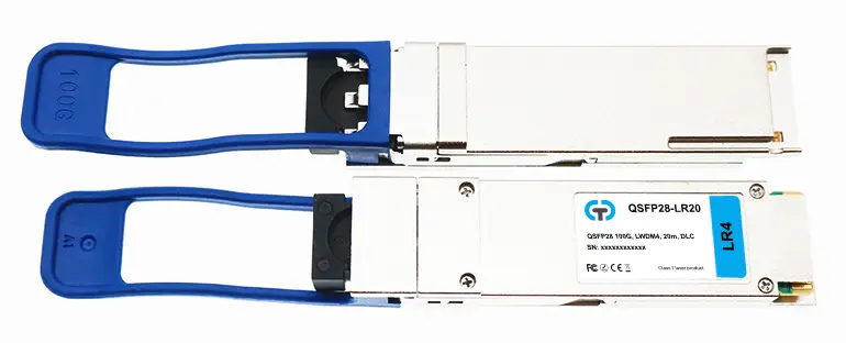 QSFP28 модули 100G LWDM4 LR4/ER4/ZR4 (до 100 км)