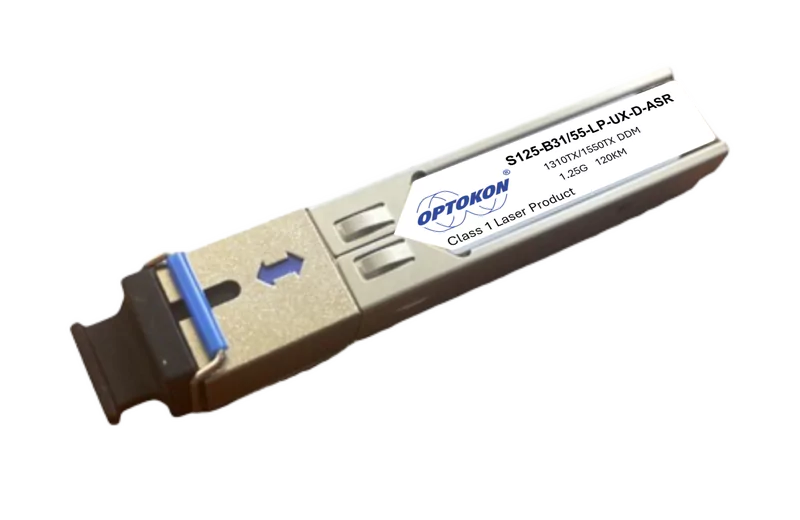 SFP модуль одномод, WDM, 120 км, 1.25Гб/с