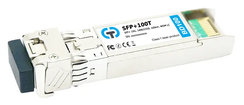 SFP+ модули 10G WDM BiDi (одноволоконные, до 100 км)