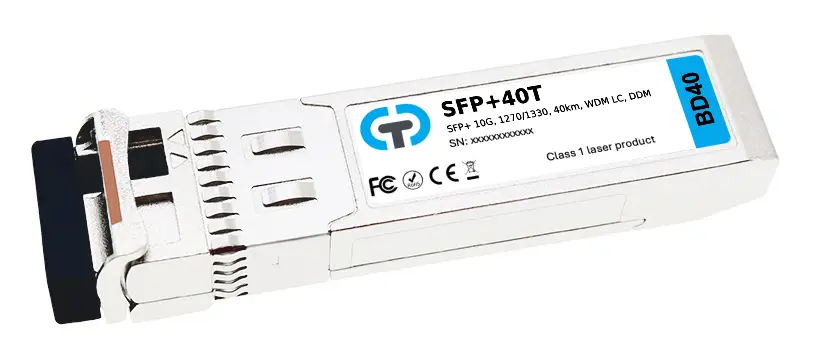 SFP+ модули 10G WDM BiDi (одноволоконные, до 100 км)