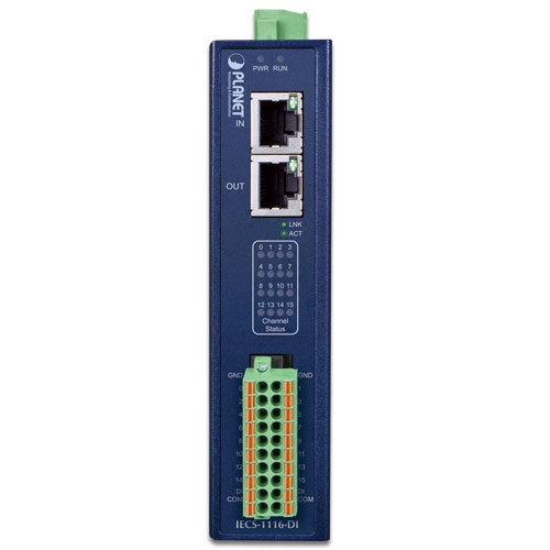 IECS-1116 - Промисловий EtherCAT Slave I/O модуль