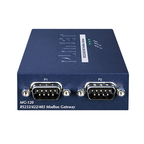 2-портовий шлюз RS232/422/485 Modbus - MG-120