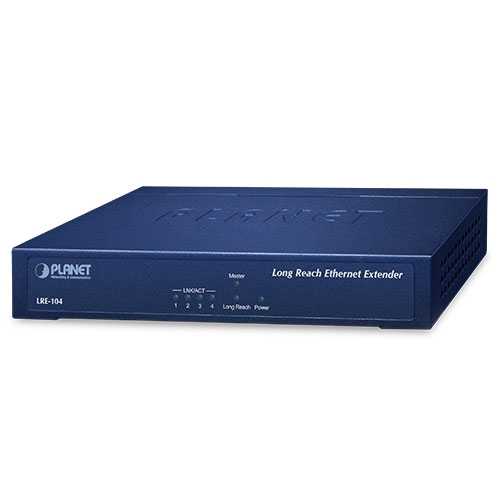 LRE-104 - 4-Port 10/100TX + 1-Port UTP/BNC Long Reach Ethernet Extender