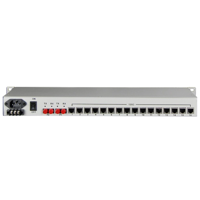 Волоконно-оптичний PDH мультиплексор 16E1+4FE