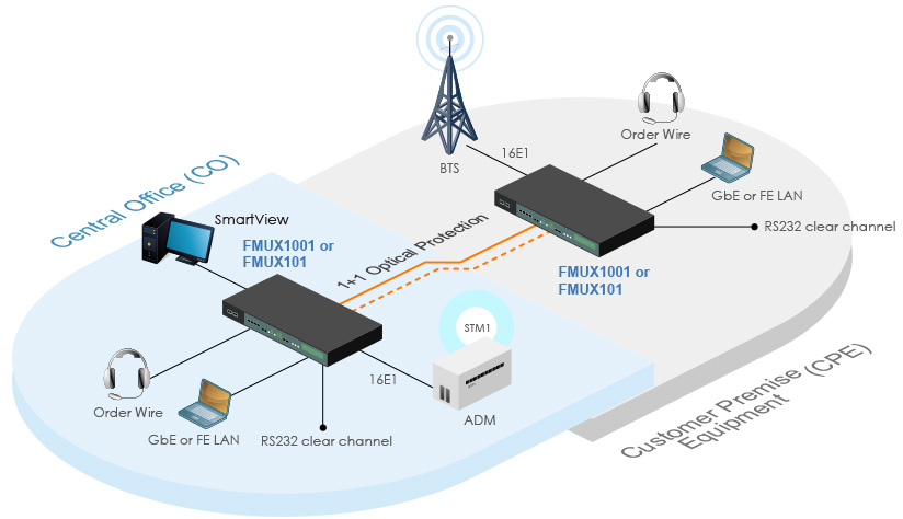 Керований модульний мультиплексор FMUX1001