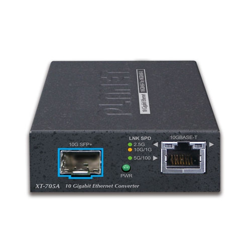 XT-705A - Медіаконвертер 10G/5G/2.5G/1G/100M з міді на 10GBASE-X SFP+