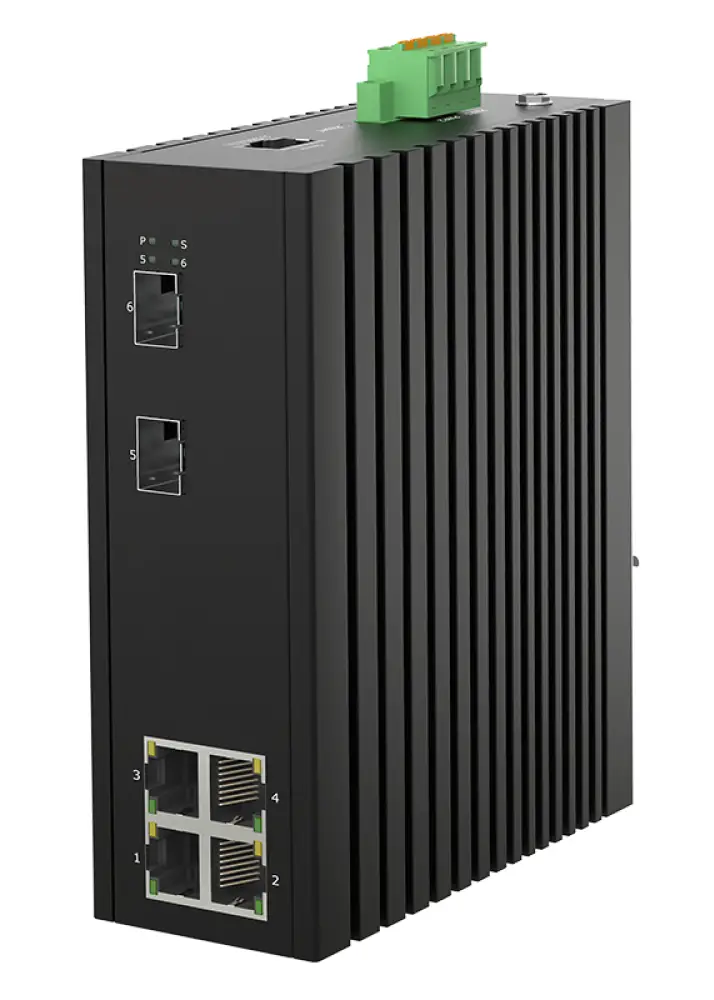 Управляемый L2+ PoE коммутатор 4xGE PoE + 2x1G/2.5G SFP, ERPS, VLAN, DIN, DTC IGSX-M2SGX4PGT