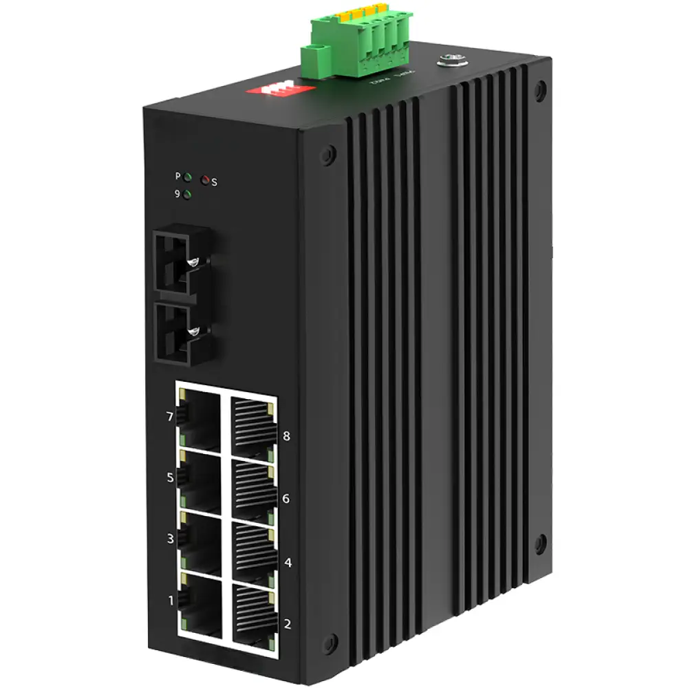 IGS-1GX8GT - Некерований промисловий комутатор