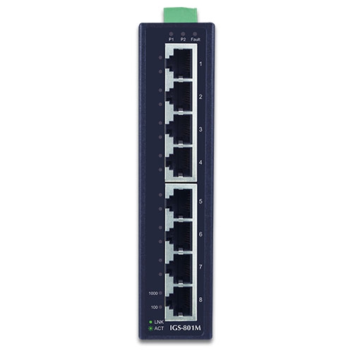 IGS-801M -  8-Port 10/100/1000Mbps