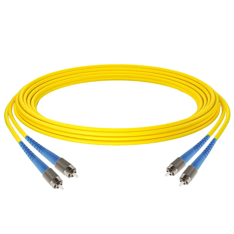 Оптический патчкорд FC/UPC - FC/UPC, одномод G.652D, дуплекс 2,8 мм. LSZH