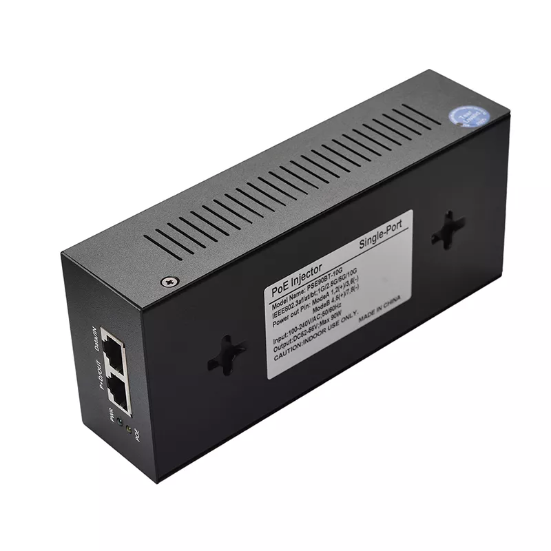 PSE90BT-10G — PoE++ інжектор 10Gbps, 1 порт, до 90W