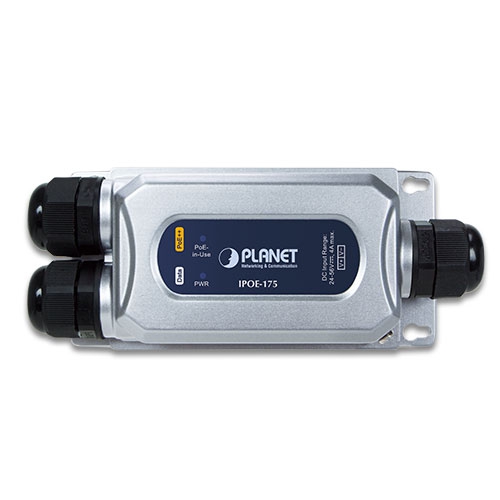 Промисловий IP67 1-портовий 60 Вт 802.3bt PoE++ інжектор - IPOE-175