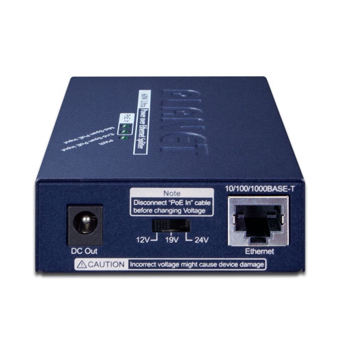 POE-171S - Single-Port 10/100/1000Mbps Ultra PoE Splitter (12V/19V/24V)