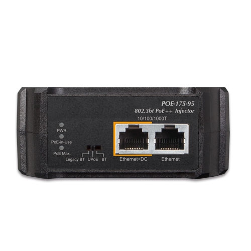 POE-175-95 - One-Port 10/100/1000Mbps 802.3bt PoE++ Injector