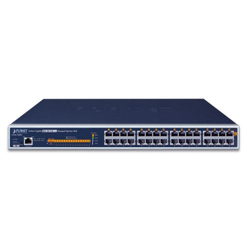 UPOE-1600G - 16-Port Gigabit 802.3bt PoE++ Managed Injector Hub (600 watts)