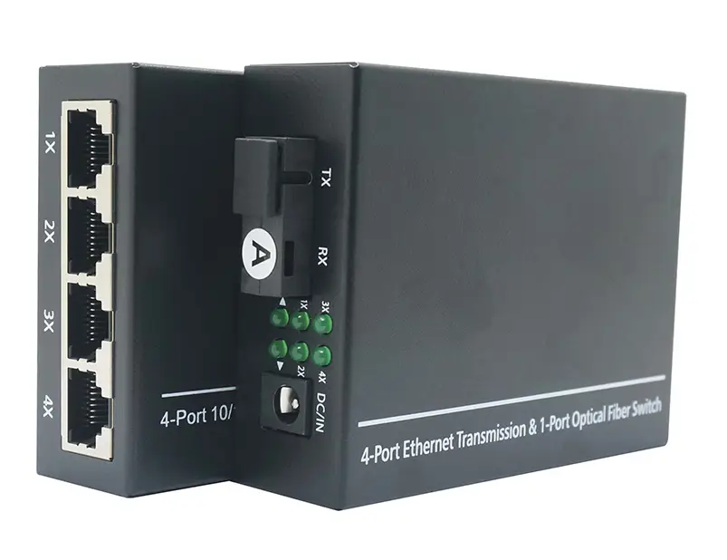 Некерований комутатор 1xFO-4xRJ45