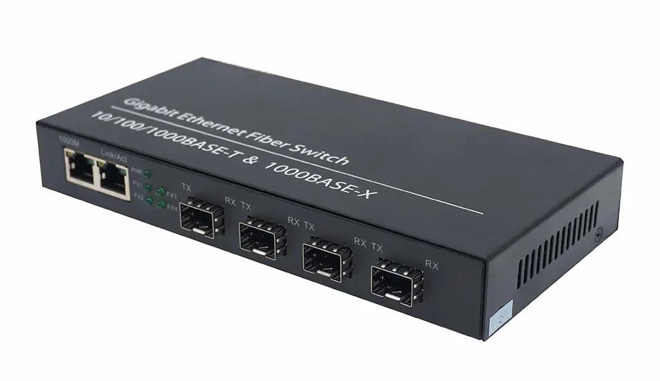 Неуправляемый коммутатор 4xSFP-2xRJ45