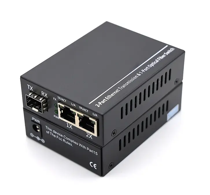 Неуправляемый коммутатор SFP-2xRJ45