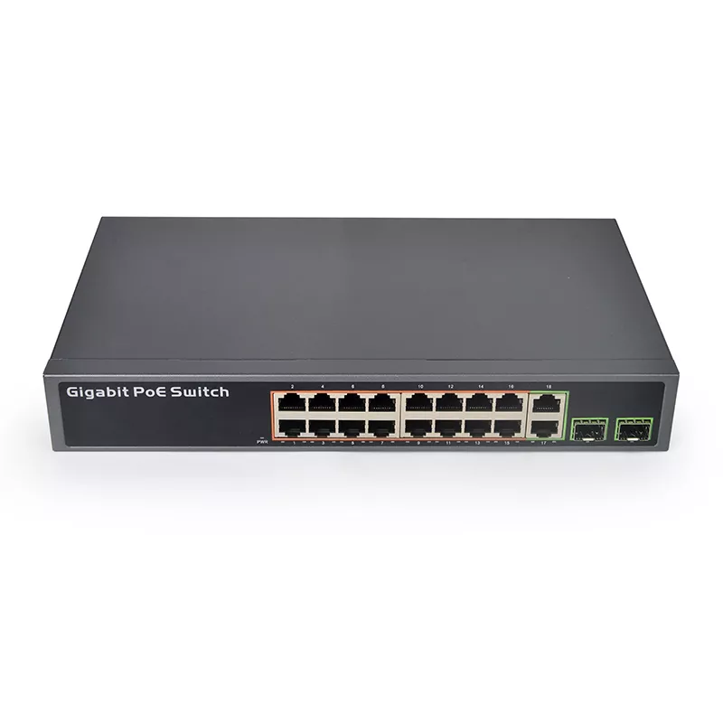 SWP1622GD 16x1G PoE 250W коммутатор с 2x1G uplink и 2x1G SFP