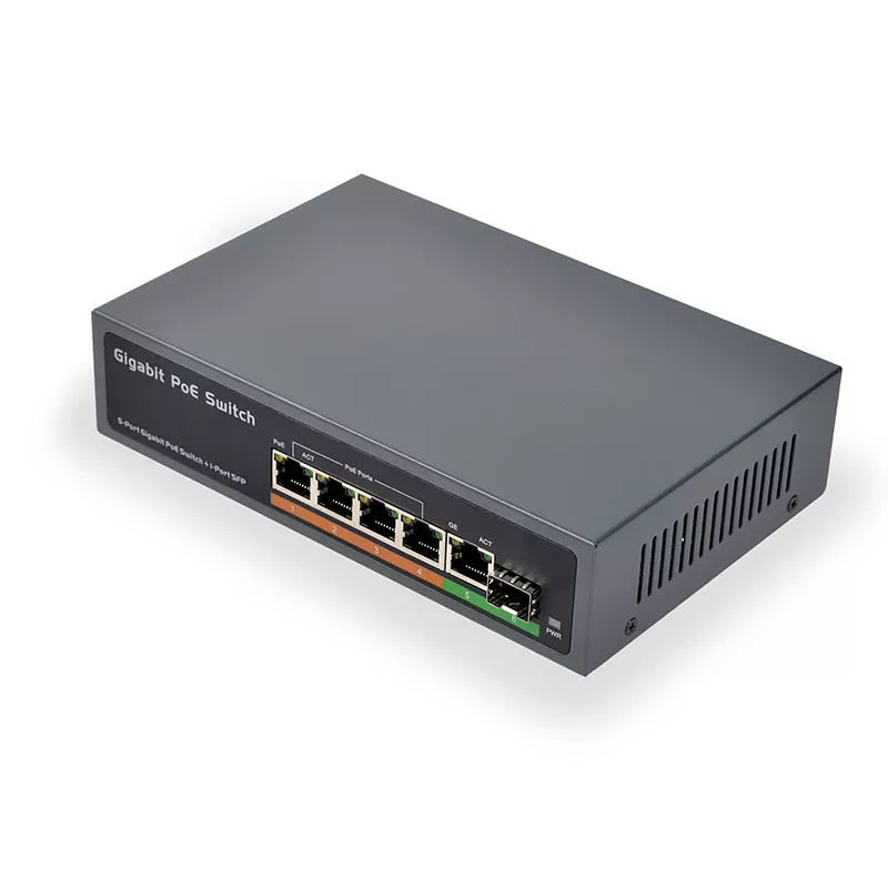 SWP604GS 4-портовый 65W PoE сетевой коммутатор