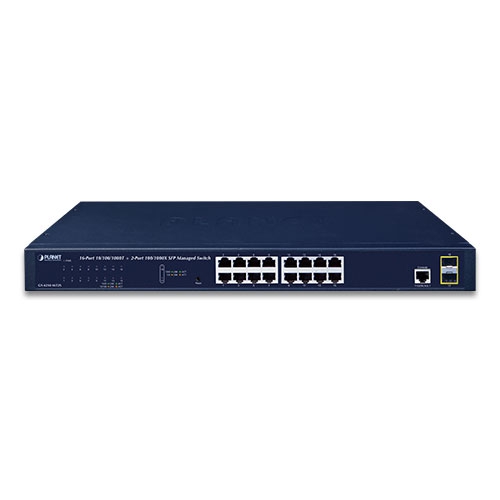 GS-4210-16T2S - 16-Port L2 Managed Gigabit Ethernet Switch W/2 SFP