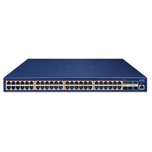 GS-6311-48P6X - L3 48-Port 10/100/1000T 802.3at PoE + 6-Port 10G SFP+