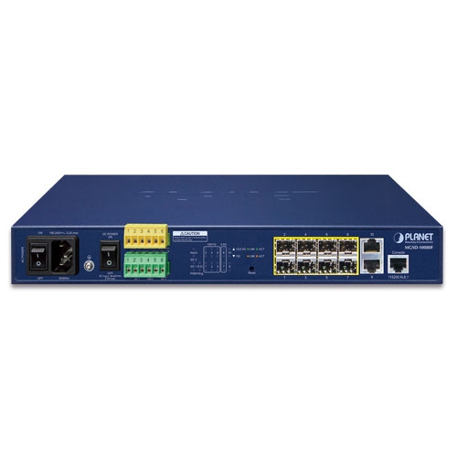 MGSD-10080F - 6-Port 100/1000X SFP + 2-Port 1G/2.5G SFP + 2-Port 10/100/1000T