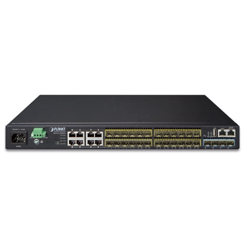 Комутатор L3 24 порти 100/1000X SFP + 8 комбо + 4 порти 10G SFP+ - XGS3-24242