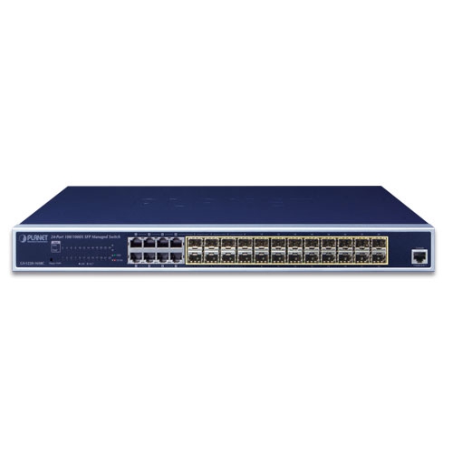 GS-5220-16S8C - L2+/L4 24-Port 100/1000X SFP with 8 Shared TP