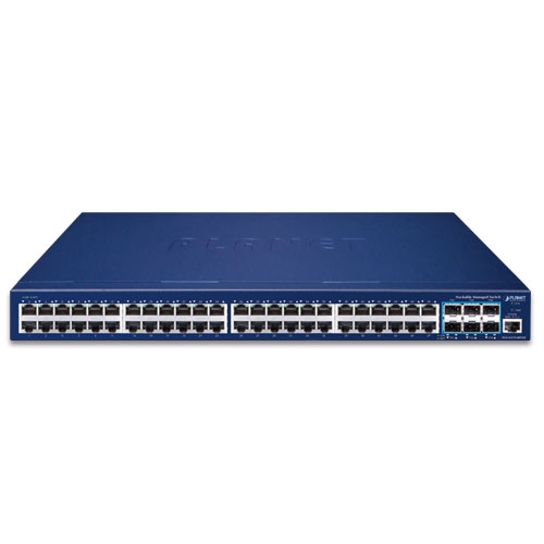 Комутатор L3 48x10/100/1000T + 6x10G SFP+ - SGS-6310-48T6X