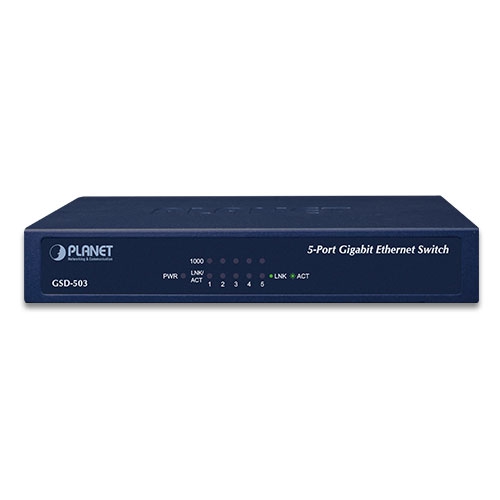 GSD-503 - 5-Port 10/100/1000BASE-T